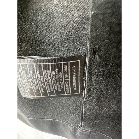 Steve Madden Faux Leather Moto Jacket – Black – Approx. M/L - Picture 4 of 7